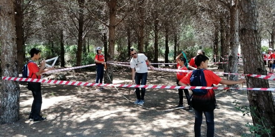 Öğrenciler tarlada matematiğin izini sürdüler
