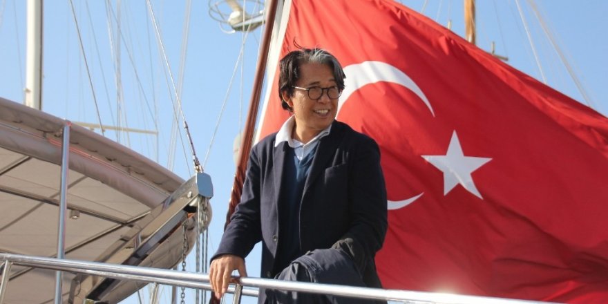 Dünyaca ünlü modacı Kenzo Takada, Bodrum’da mavi yolculuğa çıktı