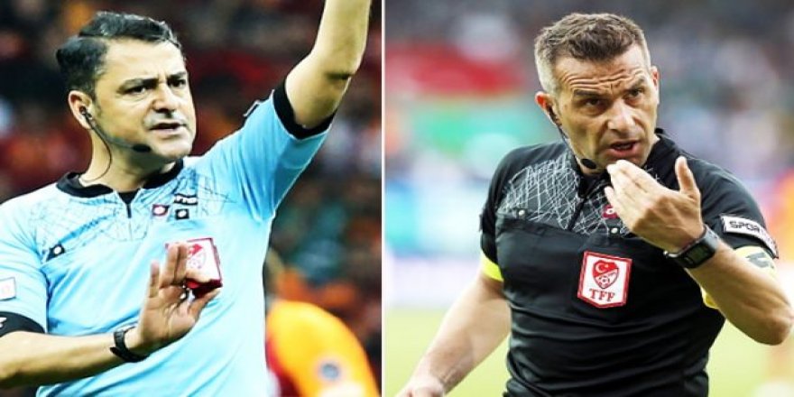 TFF çok tartışılan iki hakemi görevden aldı!