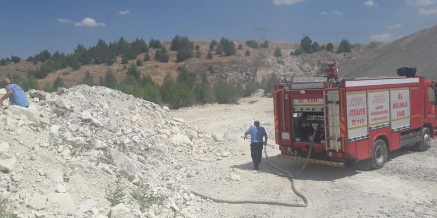 Nizip’te orman yangını