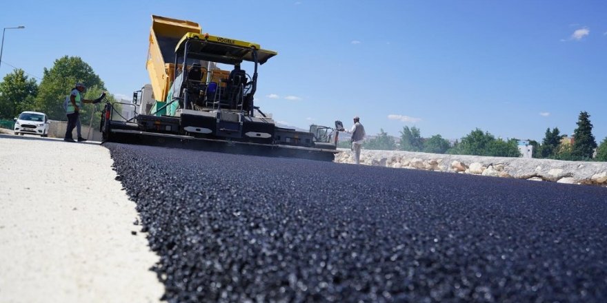 Bahçecik mahallesinde asfalt çalışması yapıldı