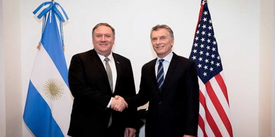 Arjantin Devlet Başkanı Macri, ABD Dışişleri Bakanı Pompeo'yu kabul etti