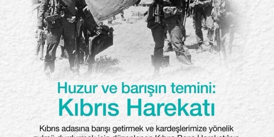 Bakan Koca’dan Kıbrıs Barış Harekatı paylaşımı