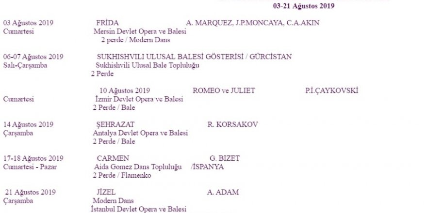 Uluslararası Bodrum Bale Festivali başlıyor