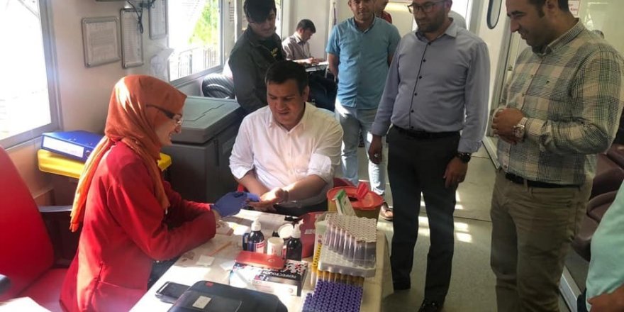 Çıldır’da kan bağışına yoğun ilgi