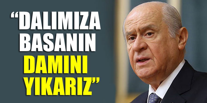 Devlet Bahçeli: Dalımıza basanın damını yıkarız
