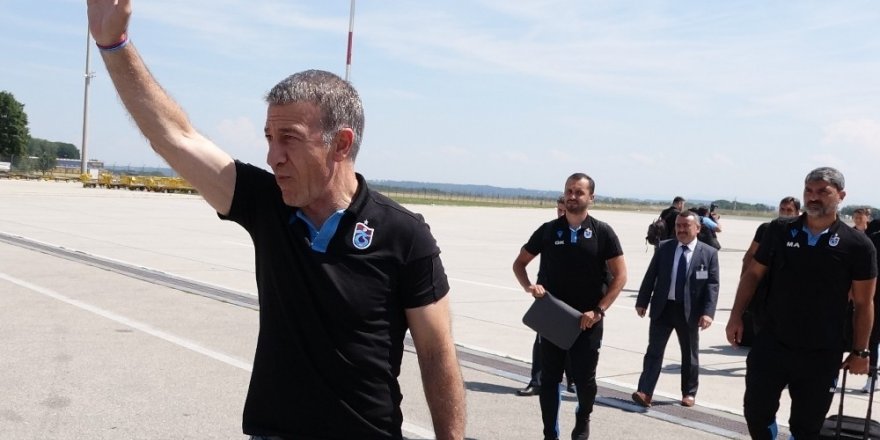 Trabzonspor’a Linz’de coşkulu karşılama