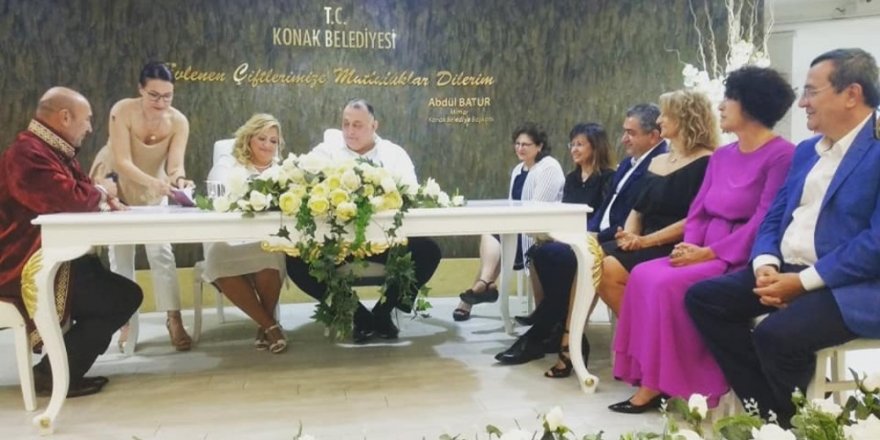 İzmir’in önemli isimlerini buluşturan nikah