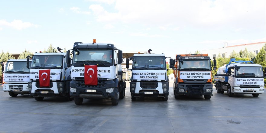 Konya Düzce'nin yaralarını sarıyor