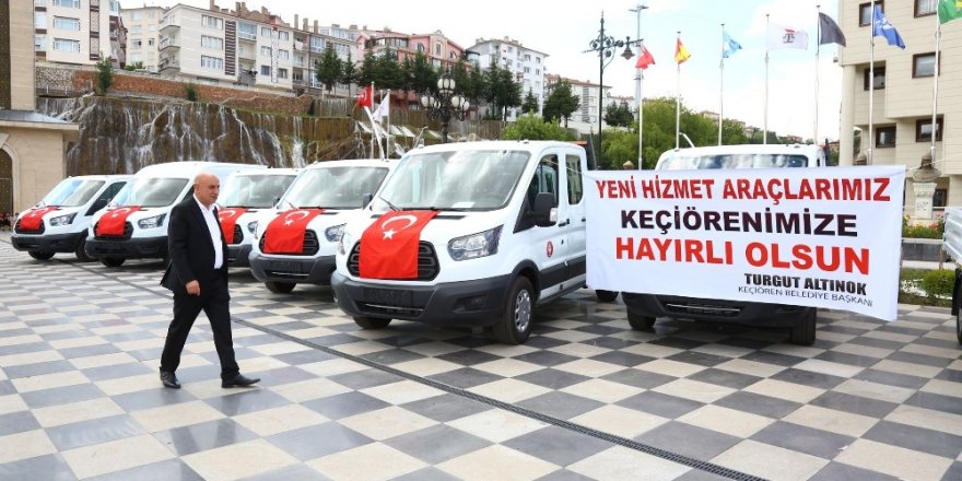 Keçiören’de daha iyi hizmet için araç filosu büyüyor