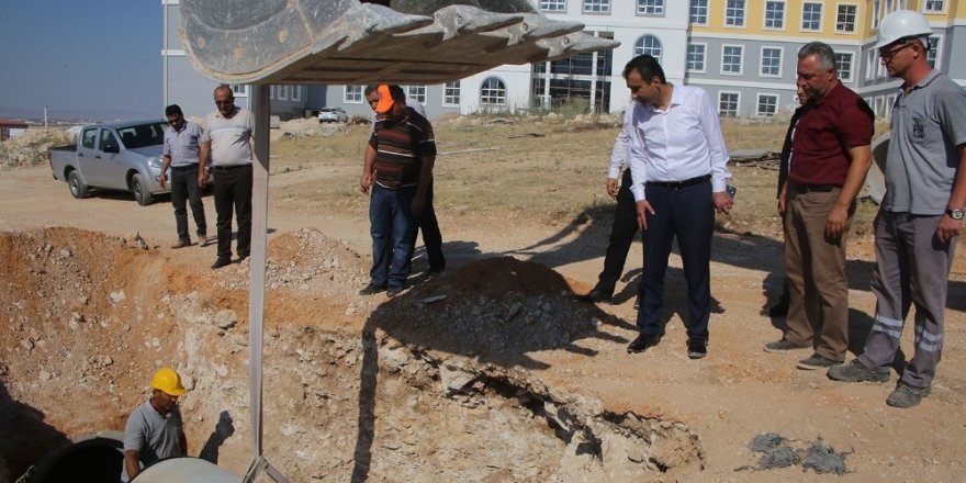 Başkan Kalaycı: “Altyapı için yapılan çalışmaları inceledi”