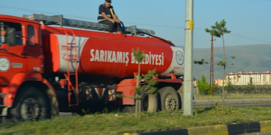 Sarıkamış Belediyesinden çevre temizliği