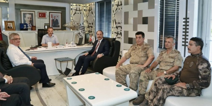Şanlıurfa Valisi Erin, Başkan Kutlu ile bir araya geldi