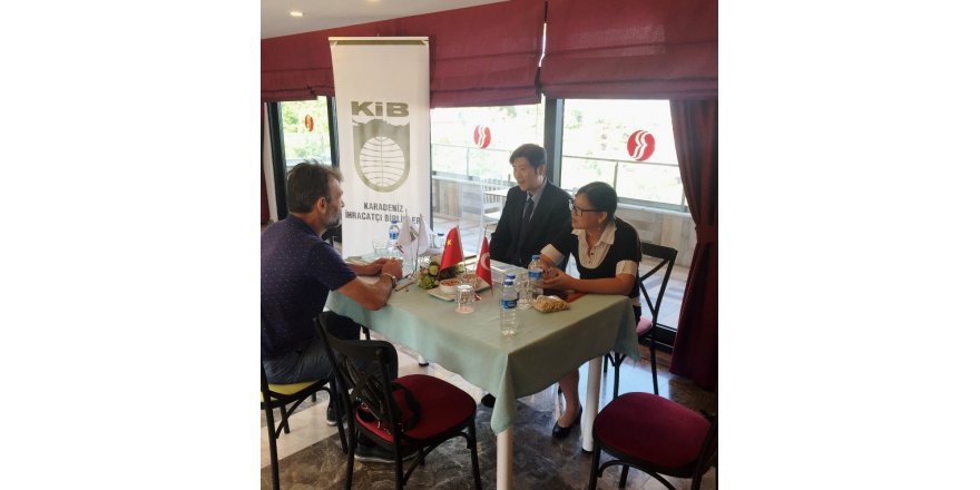 Çinli heyet fındık için Giresun’da