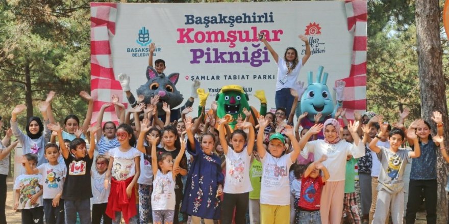 Başakşehirli komşular piknikte buluştu