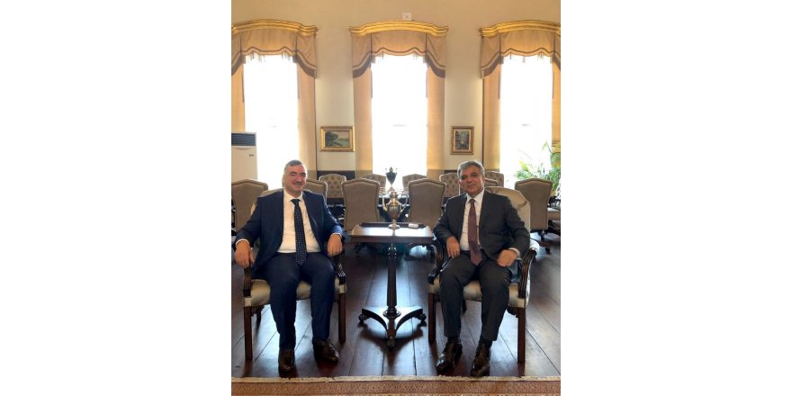 Başkan Turanlı 11. Cumhurbaşkanı Abdullah Gül ile bir araya geldi
