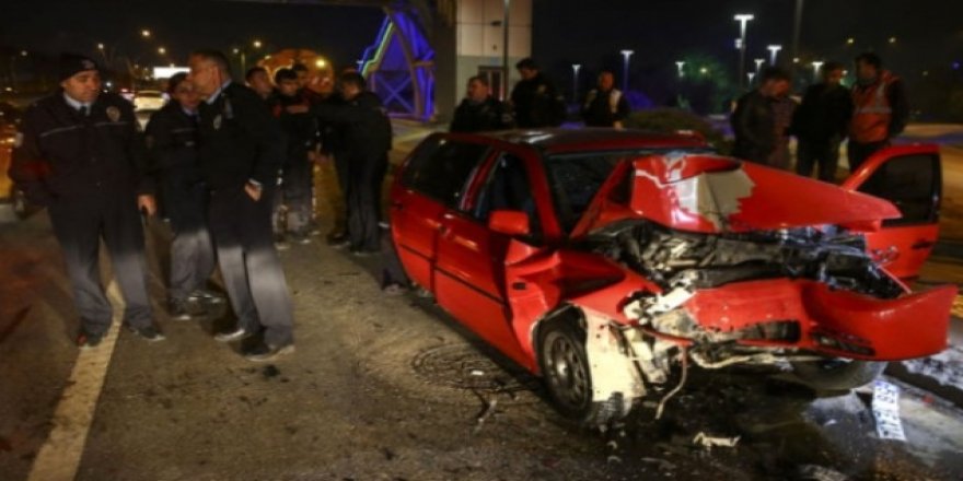 Başkentte trafik kazası