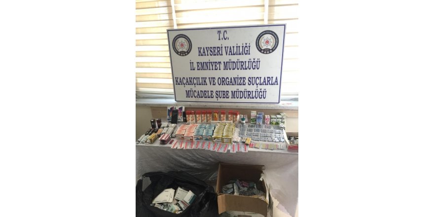 Tuhafiye mağazasında cinsel içerikli hap ele geçirildi