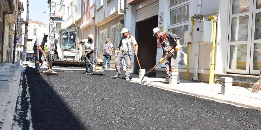 Tepebaşı’da fen işleri hız kesmiyor