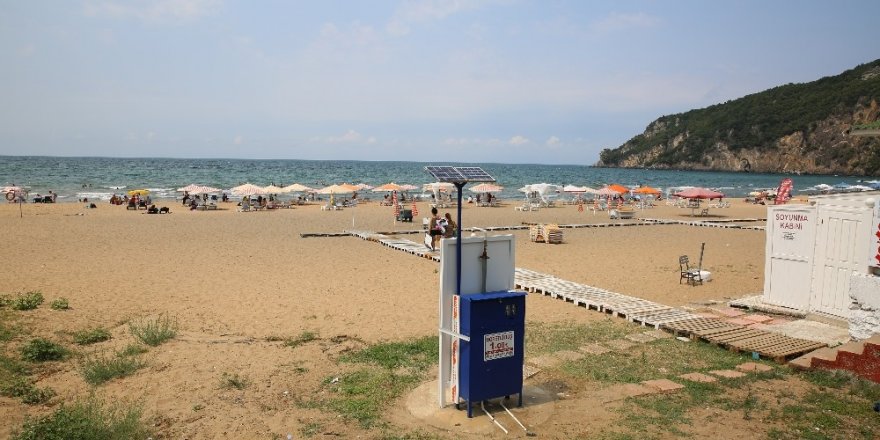 İnkumu’na güneş enerjili duşmatik