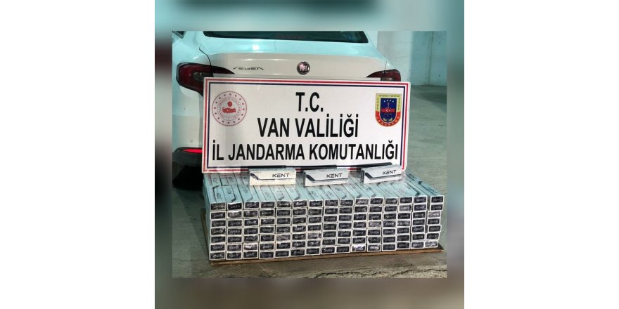 Van’da 2 bin 130 paket kaçak sigara ele geçirildi