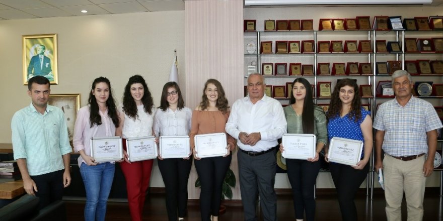 Başkan Tollu’dan gönüllü çevrecilere teşekkür belgesi