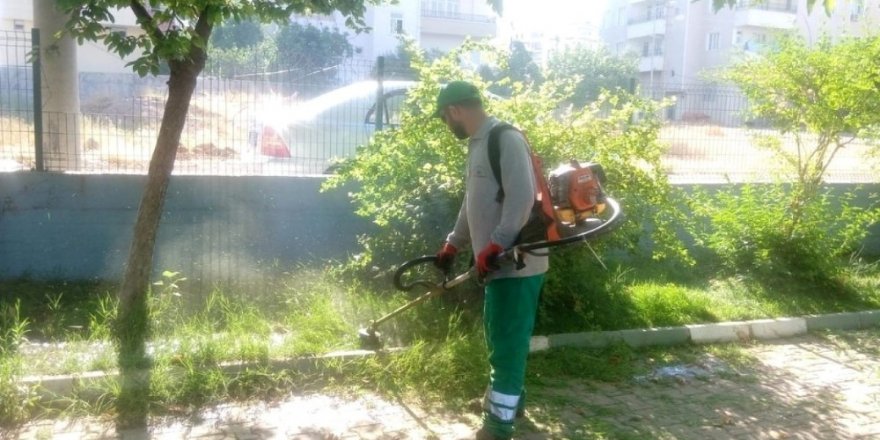 Parklarda bakım, onarım ve düzenleme çalışması