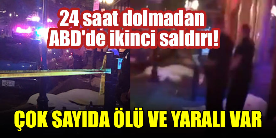 24 saat dolmadan ABD'de ikinci saldırı! Çok sayıda ölü ve yaralı var