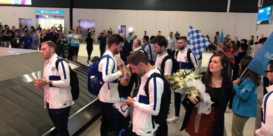 Chelsea Süper Kupa Finali için İstanbul'a geldi