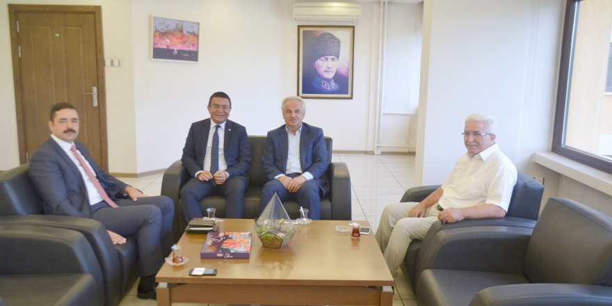 Uslu ve Yazlık’tan MEDAŞ’a ziyaret