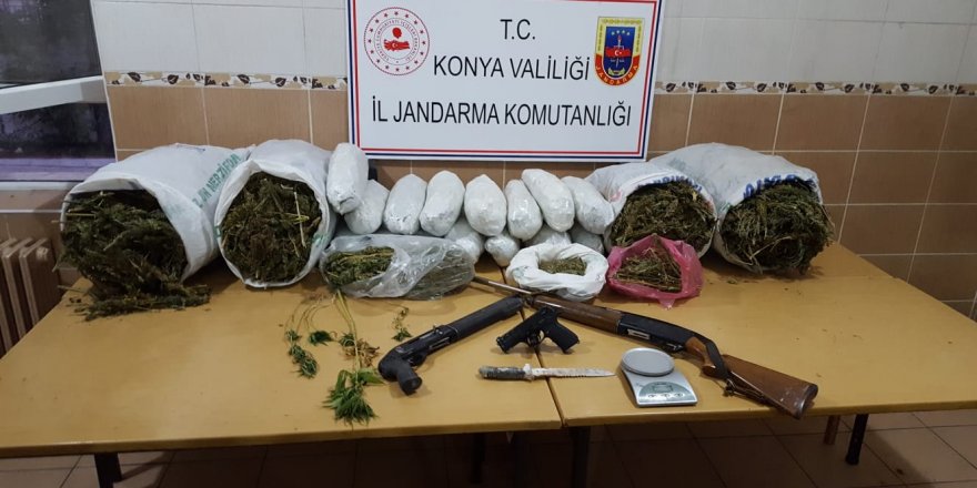 Konya'da uyuşturucu operasyonu
