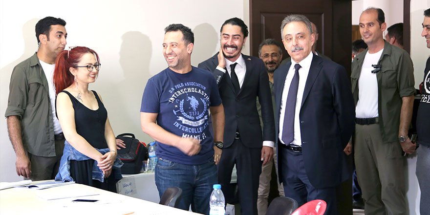Vali Toprak, Doğan Doğru'yu ziyaret etti