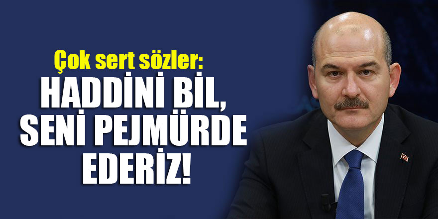 Soylu'dan sert sözler: Yazıklar olsun, ayıptır