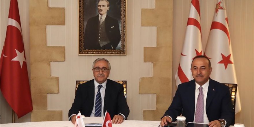 Turkish Cypriot leader receives Turkey's top diplomat