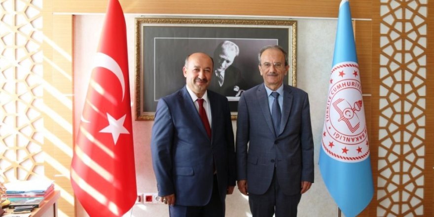 Daire Başkanı Tektaş’tan İl Milli Eğitim Müdürlüğüne ziyaret