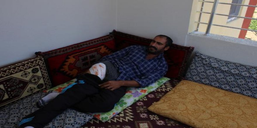 Cebinde patlayan telefon bacağını yaraladı
