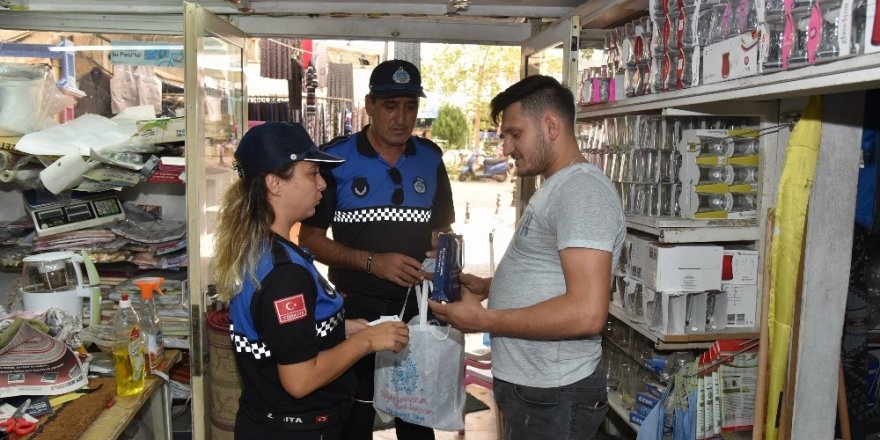 Milas’ta zabıtadan örnek uygulama
