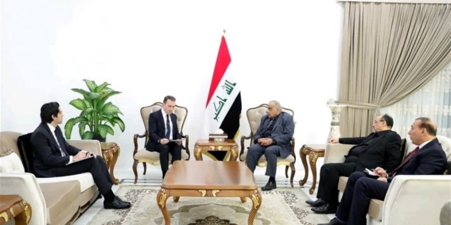 Irak Başbakanı Abdülmehdi, Türkiye Bağdat Büyükelçisi Yıldız’ı kabul etti
