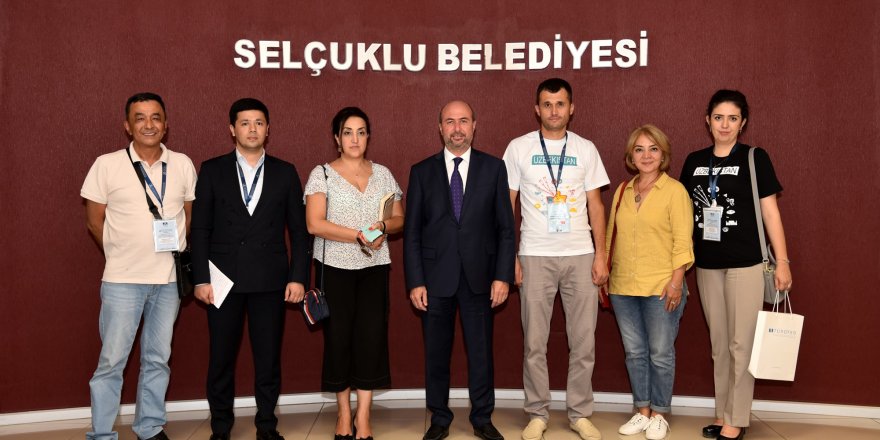 Özbekistan Heyeti Selçuklu Belediyesini ziyaret etti