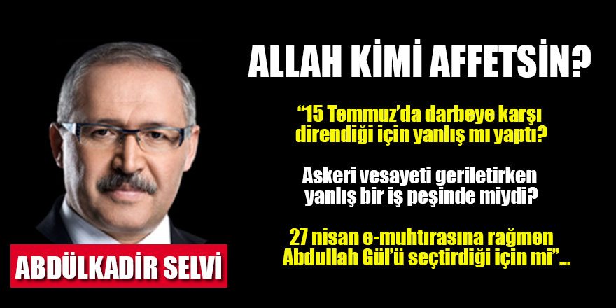 Abdülkadir Selvi AK Parti'den istifa edip pişmanlık duyanları uyardı