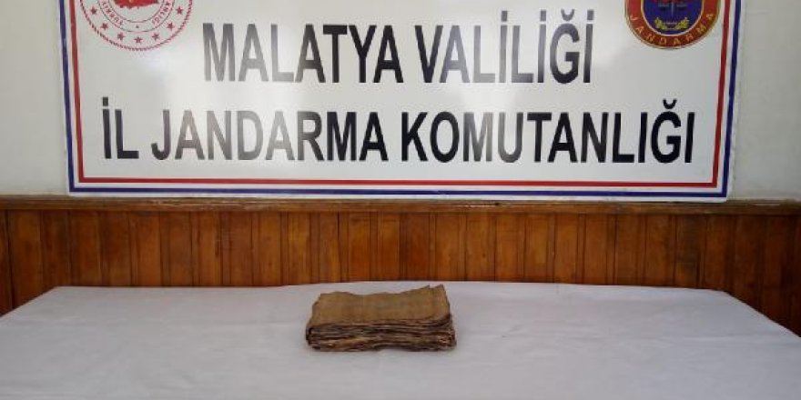 Malatya'da Mısır dönemine ait el yazması ele geçirildi