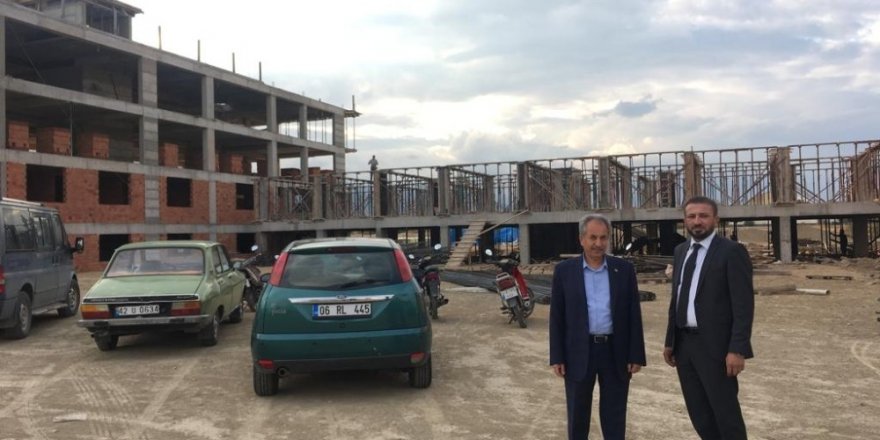 Başkan Akkaya, Engelli ve Yaşlı Bakım Merkezi inşaatını inceledi