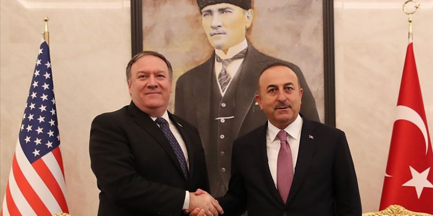 Çavuşoğlu ile Pompeo görüştü