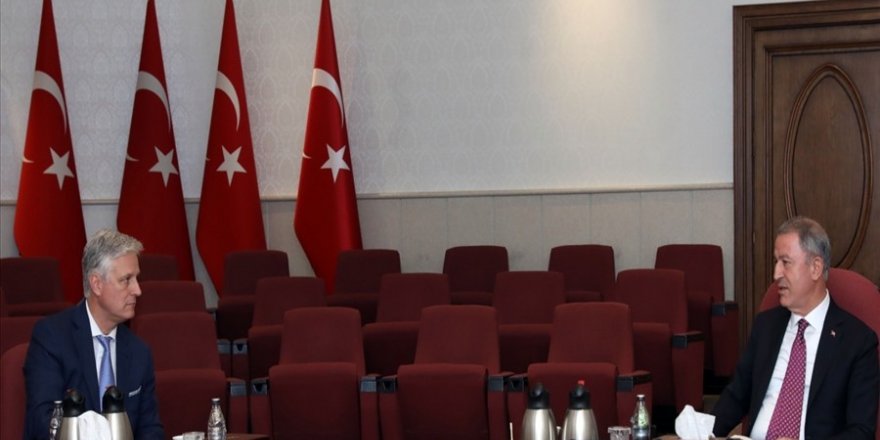 Milli Savunma Bakanı Akar, ABD Ulusal Güvenlik Danışmanı O’Brien’ı kabul etti