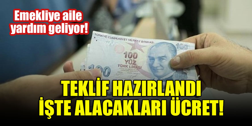 Emekliye aile yardım geliyor! Teklif hazırlandı, işte alacakları ücret