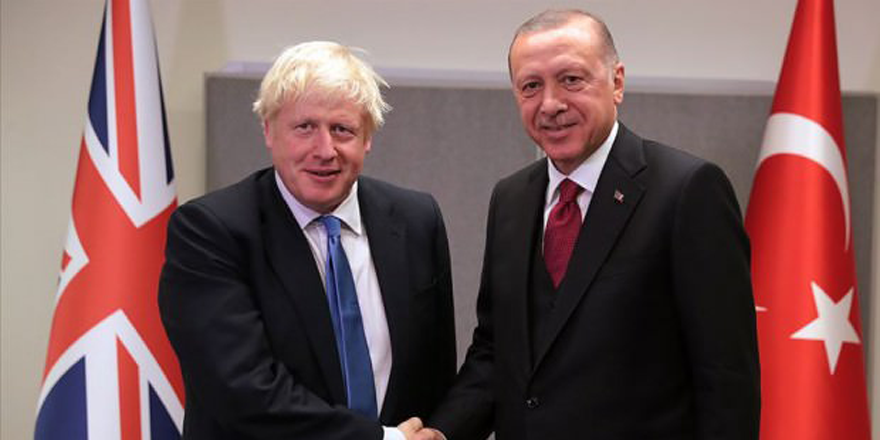 Cumhurbaşkanı Erdoğan, İngiltere Başbakanı Johnson ile görüştü