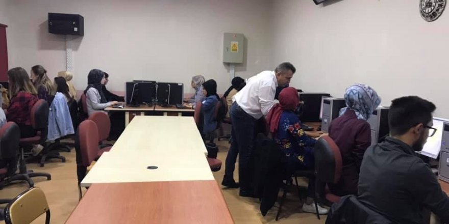 Hisarcık’ta ’Bilgisayarda Hızlı Klavye Kullanım’ Kursu