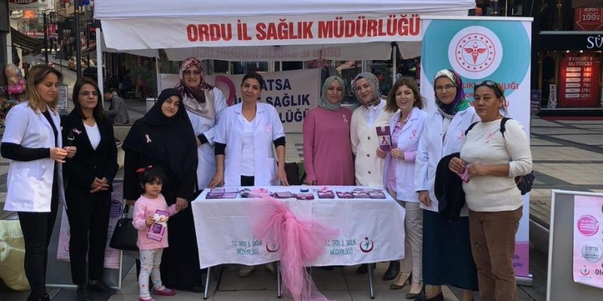 Fatsa’da meme kanseri farkındalık etkinliği