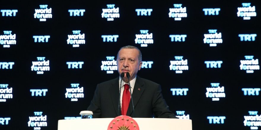 Cumhurbaşkanı Erdoğan’dan harekatı gerekçe göstererek foruma katılmayanlara sert tepki