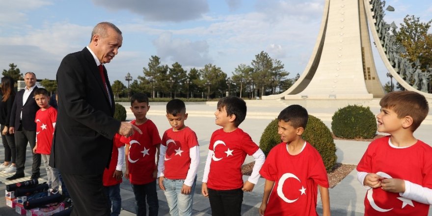 Cumhurbaşkanı Erdoğan, Samsunlu öğrencilerle bir araya geldi